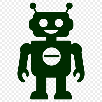 A futuristic robot in a sci-fi setting, designed as a vector art file for cutting machines and digital designs.