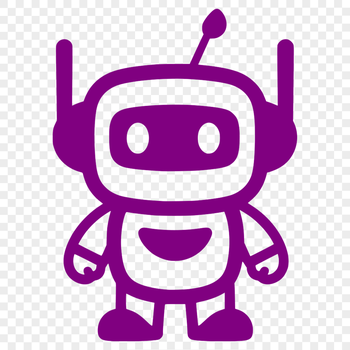 A futuristic robot silhouette designed with vector art, suitable for commercial and personal use.