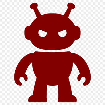 A futuristic robotic figure designed for various digital applications.