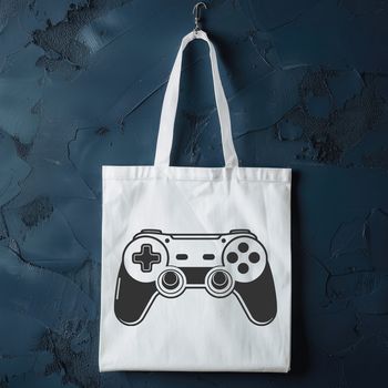 A vector graphic illustration of a standard gamepad design for printing or digital use.