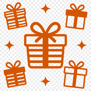 A wrapped gift box with a ribbon and bow, suitable for Christmas or birthday celebrations.