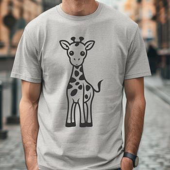 Standing Giraffe - SVG