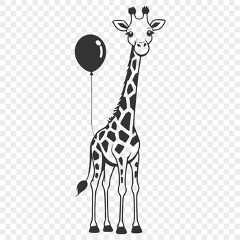 A tall, spotted mammal with a long neck, inspired by African wildlife.