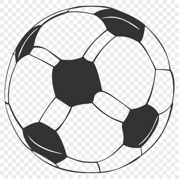 Stunning Soccer Ball Digital Drawing