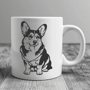 Artistic Corgi - Sublimation DXF