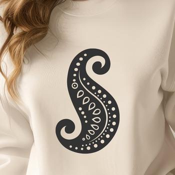 Unique Paisley - Laser Engraver PNG