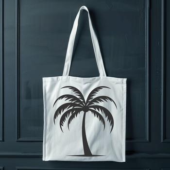 A nautical-themed cruise ship illustration with a palm tree in the background.