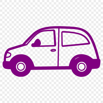 Vector illustration of a vehicle, suitable for cutting or stenciling.