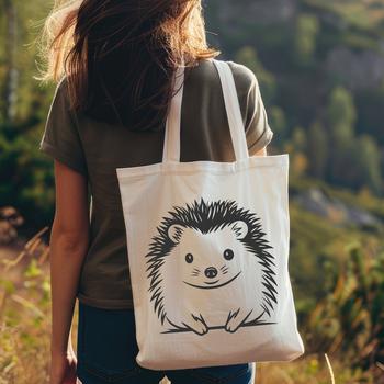 Beautiful Hedgehog In PDF & PNG