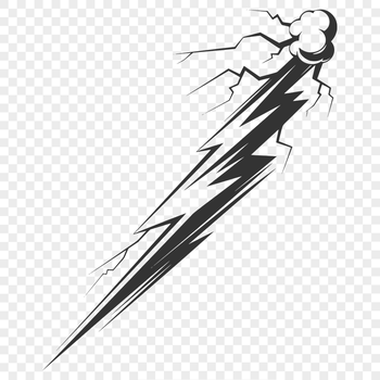 Beautiful Lightning Clipart - Free PDF