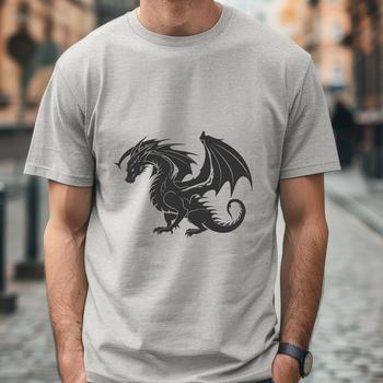 Artistic Dragon - Glowforge SVG