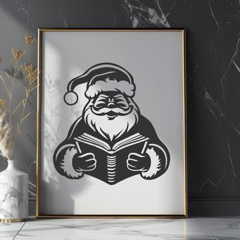 Unique Father Christmas In SVG & PNG