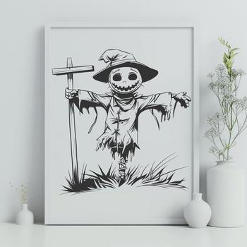 Unique Scarecrow In PNG & SVG