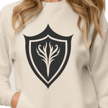 Beautiful Shield Printable Artwork In SVG For Free Download