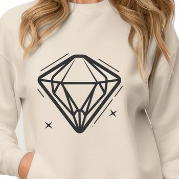 Unique Diamond Vector Illustration