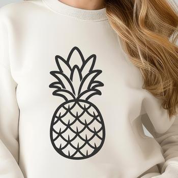 Pineapple In SVG File Format