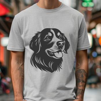 Beautiful Golden Retriever In DXF