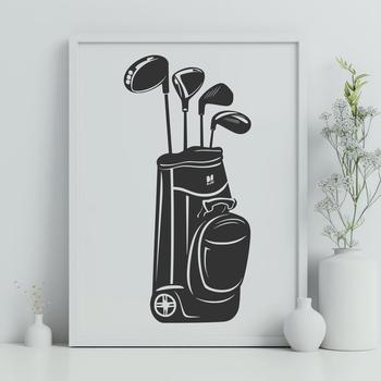 Golf Bag In SVG & DXF