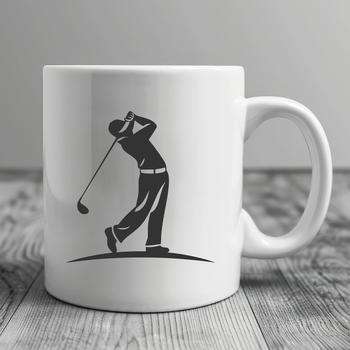 Unique Golfer In PDF & PNG