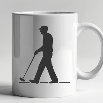 Unique Golfer In SVG Format