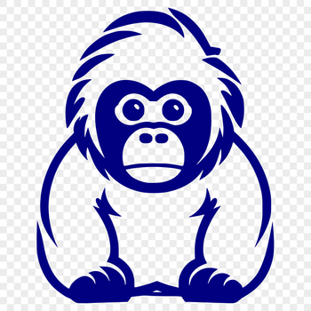 Cute Gorilla - For Sublimation Project