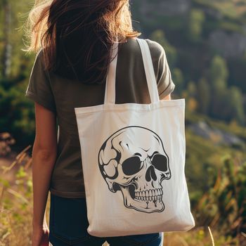 A stylized illustration of a dripping skull with a gothic theme.
