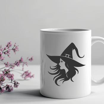 Free Unique Witch Vector Image