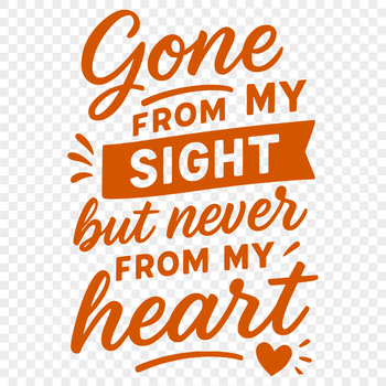 Inspirational quotes about grief and loss in a clean, vector font style.