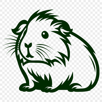 A full-body illustration of a guinea pig.