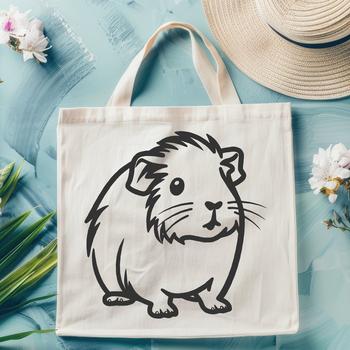 Creative Guinea Pig In SVG & PNG