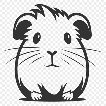 Free Creative Guinea Pig Vector Image