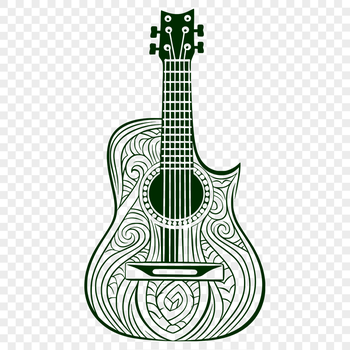 Stunning Guitar Printable Artwork