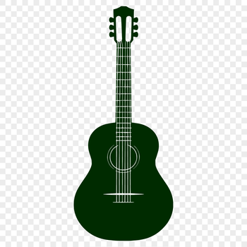 Vector illustration of a musical instrument, an electric guitar.