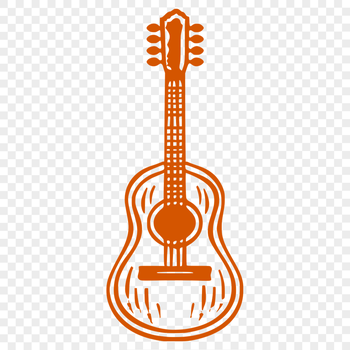 Stunning Guitar Vector Image