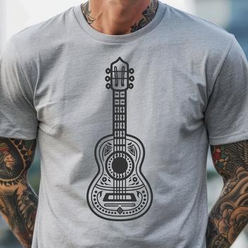 Ornate Guitar Clipart