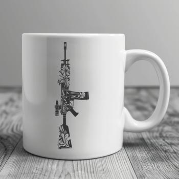 Unique Assault Rifle - DXF For Commercial Use