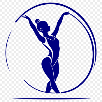 A young gymnast in motion, performing a routine on the balance beam.