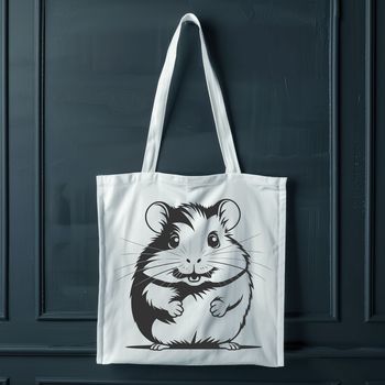 A cute, small mammal with a furry coat, typically kept as a pet.