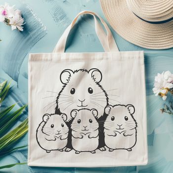A cute and small animal hamster in a domestic setting.