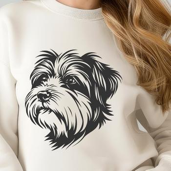 Stunning Havanese - Glowforge DXF