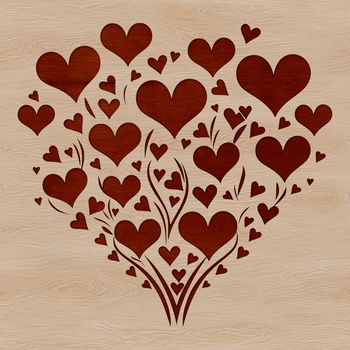 A simple illustration of a single heart shape.