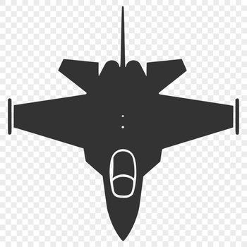 A detailed illustration of a commercial airliner in flight, suitable for use as a template or clip art.