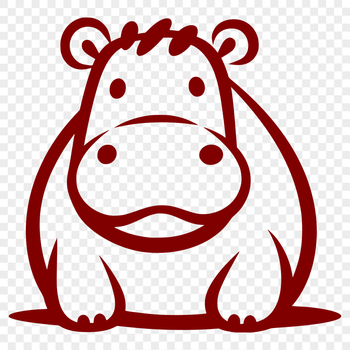 Unique Hippo Design