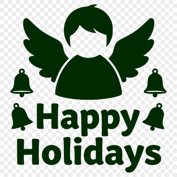 Bold Christmas Phrase Design Decorative vector graphic featuring a festive holiday phrase in bold typography.