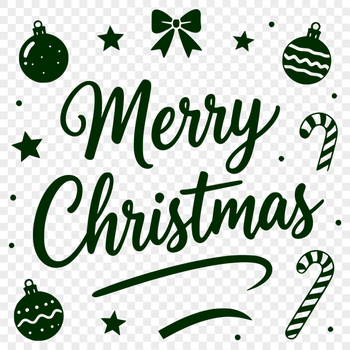 A set of vector Christmas quotes with a festive design.