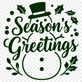 Decorative SVG Christmas quote illustrations for commercial or personal use.