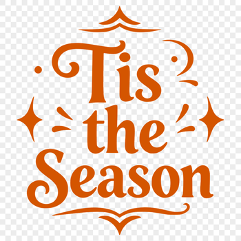 Vector graphics illustration of inspirational Christmas quotes in a festive holiday style.