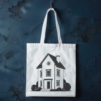 A simple house illustration created in vector format for easy customization.