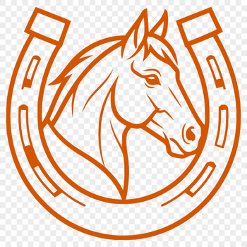 SVG horse shoe vector art for Cricut cutting machine
