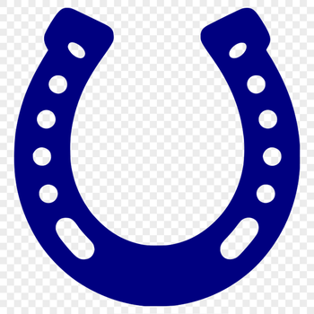 SVG horse shoe vector design for cutting machines and web design